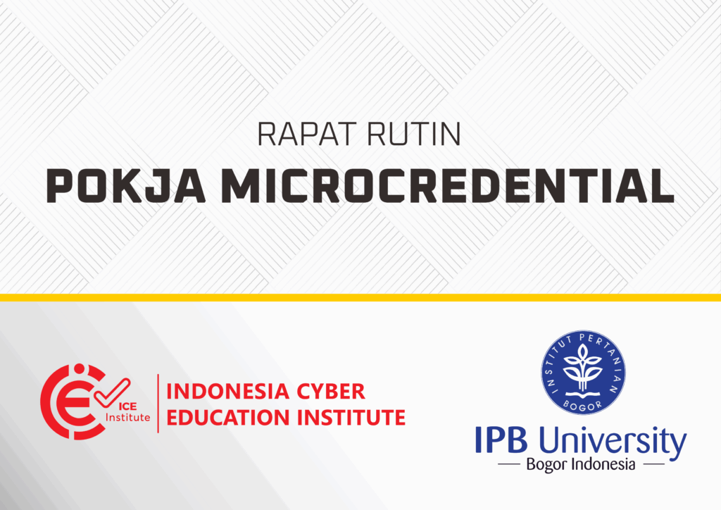 2025 Pokja Microcredential ICE Institute Bahas Pengembangan Panduan dan Model Bisnis Baru